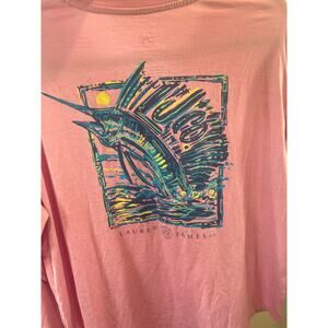 Lauren James size XL women’s pink long sleeve shirt